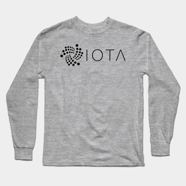 IOTA Logo Long Sleeve T-Shirt by CryptographTees